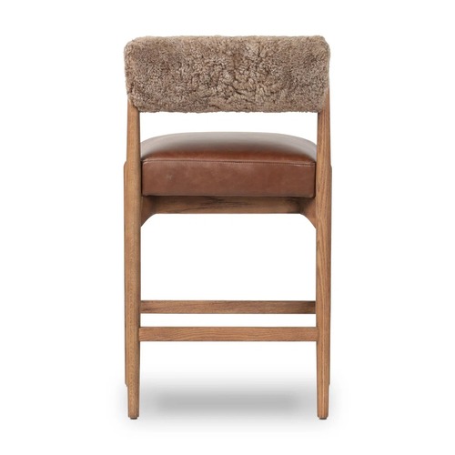 Used Wayfair Upholstered Counter Stool with Solid Wood Frame for sale on AptDeco