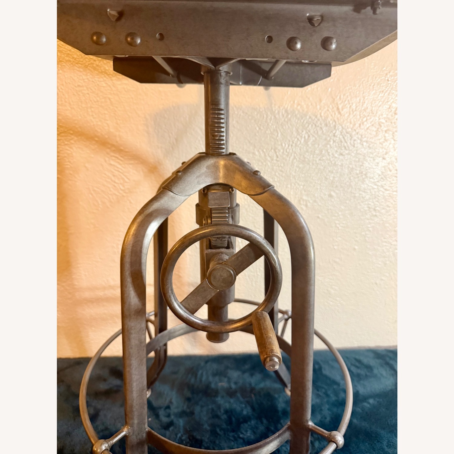 Pottery Barn Dark Brown Metal Dining Chair - image-2