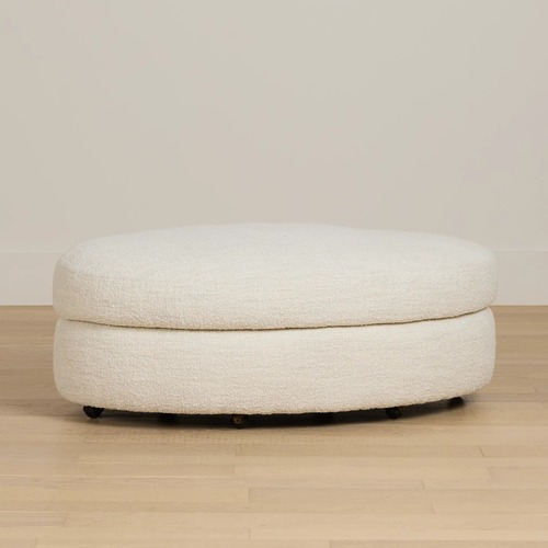 Used City Furniture Kaya White Cocktail Ottoman for sale on AptDeco