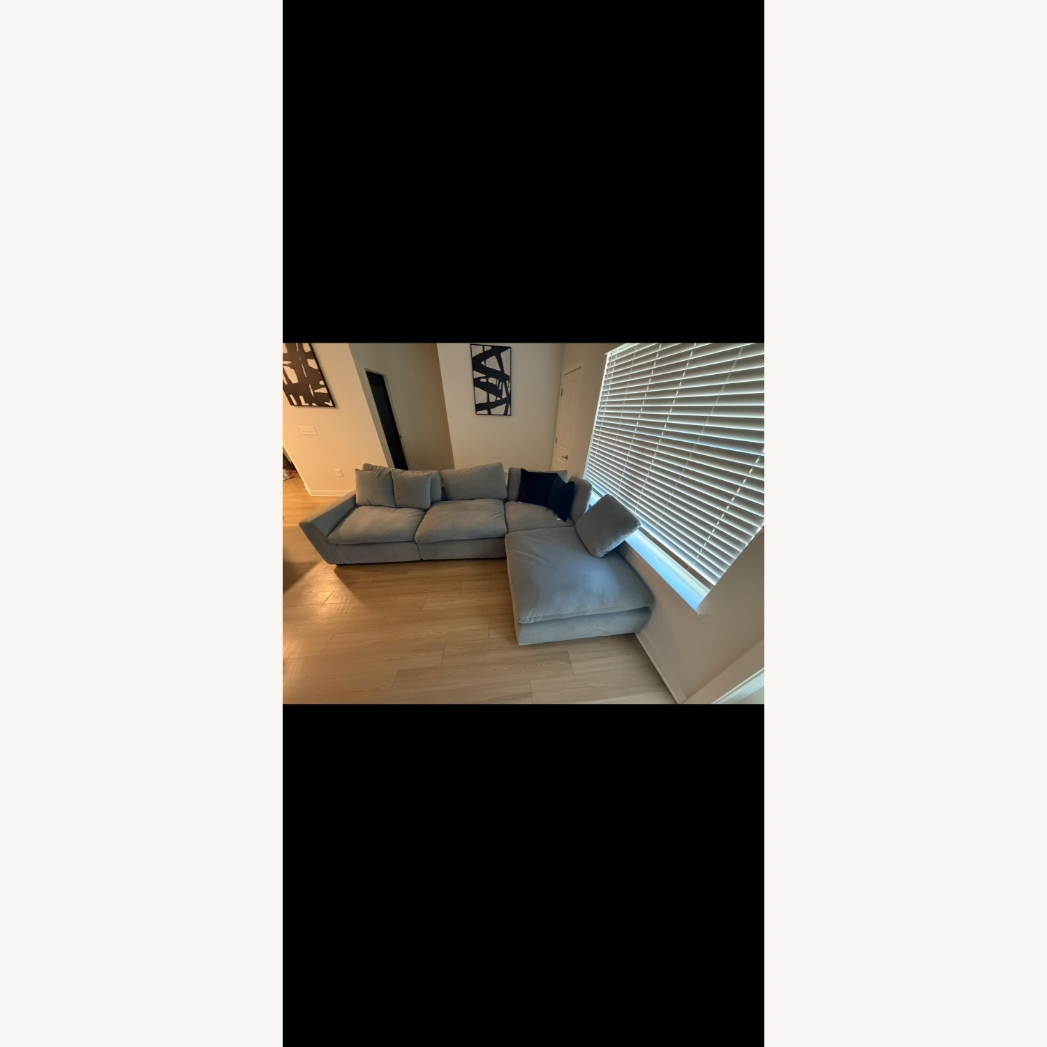 Light Gray 3+ Piece Sectional - image-4
