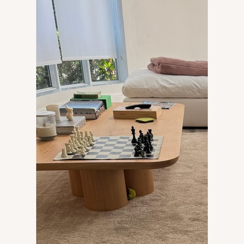 Used Restoration Hardware Oslo Cylinder Rectangular Coffee Table for sale on AptDeco