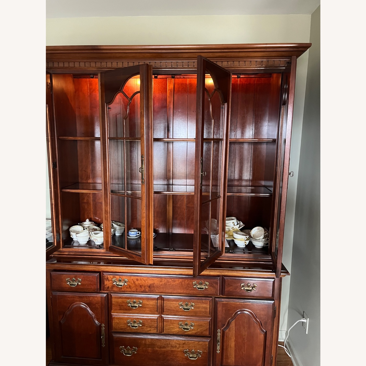 American Drew Wood Dining Set - image-2