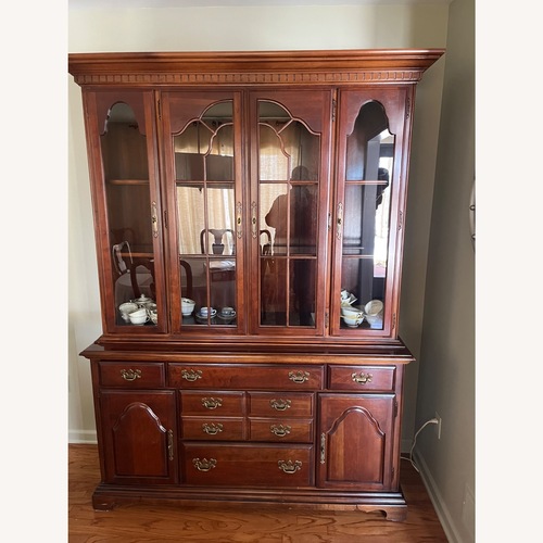 Used American Drew Wood Dining Set for sale on AptDeco