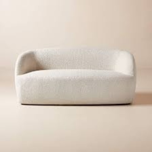 Used CB2 Gwyneth Paltrow 68" Ivory Boucle Loveseat for sale on AptDeco