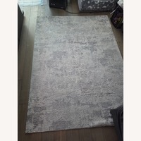 Machine Washable, Soft, Gray Area Rug 5' x 7'