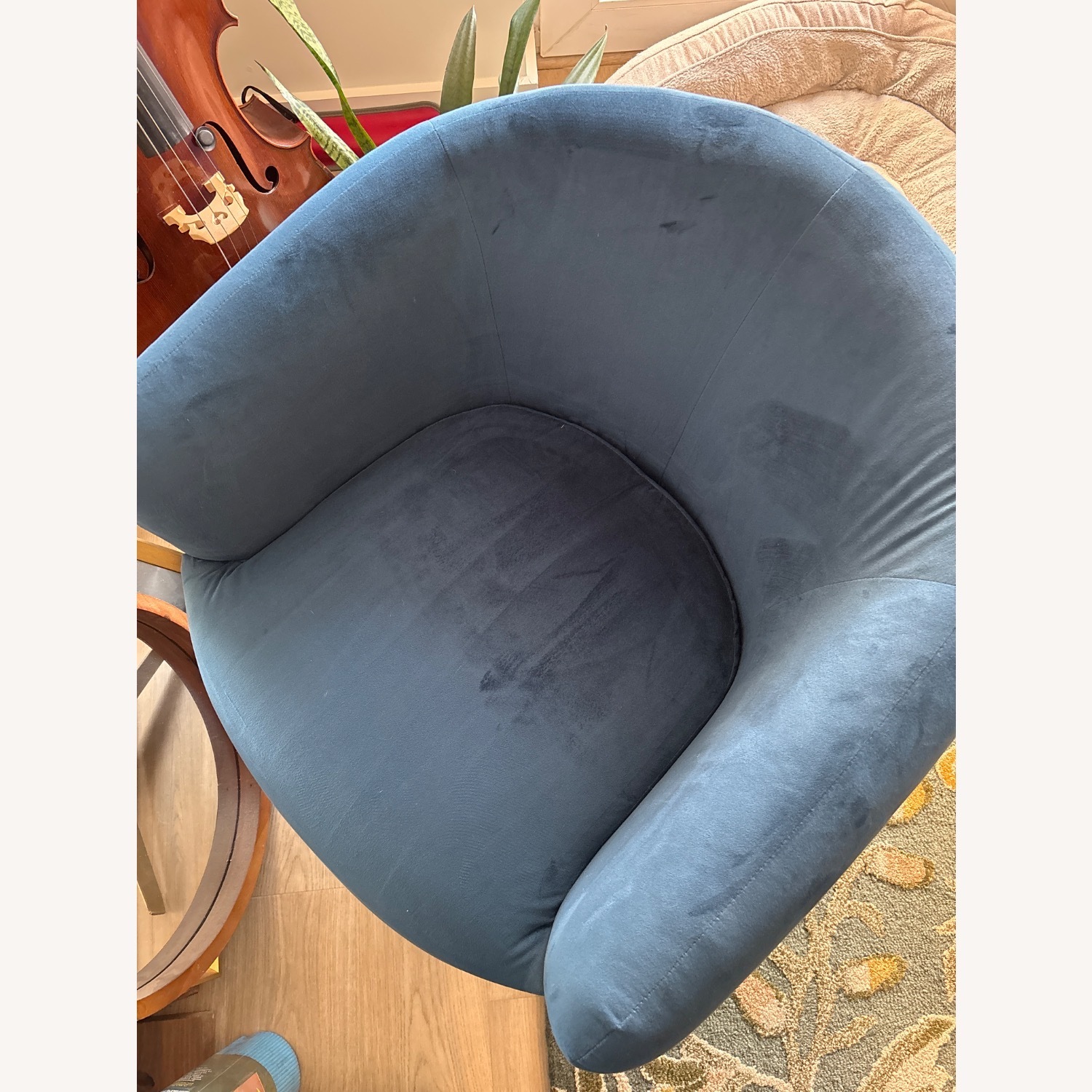 Opalhouse By Jungalow Blue Swivel Chair - image-3
