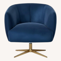 Opalhouse By Jungalow Blue Swivel Chair