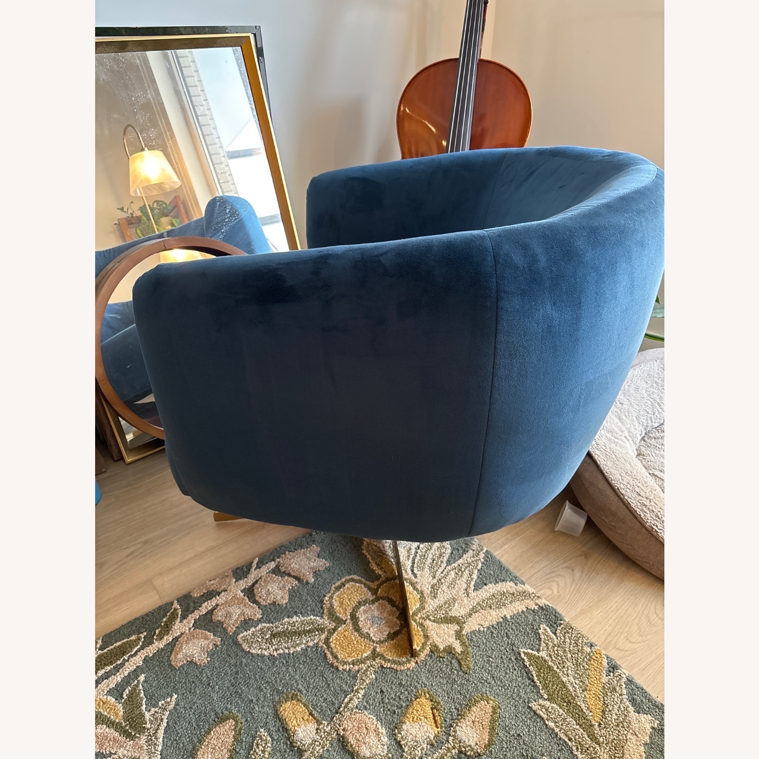 Opalhouse By Jungalow Blue Swivel Chair - image-2