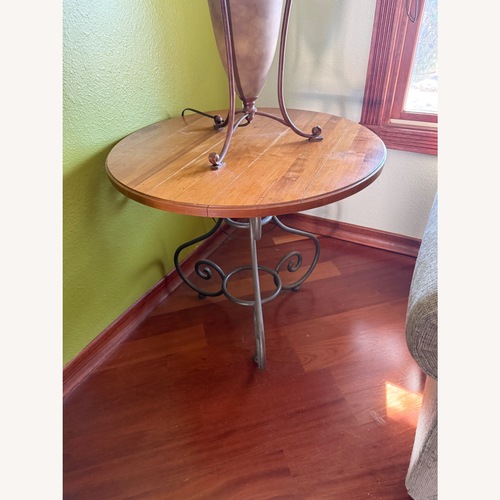 Used Dark Brown Side Table for sale on AptDeco