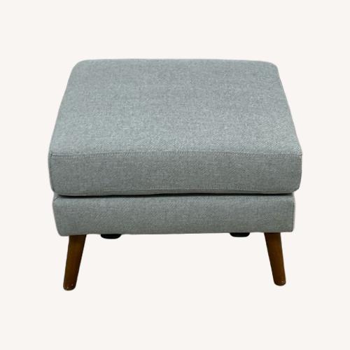 Used Burrow Nomad Ottoman - Gray for sale on AptDeco