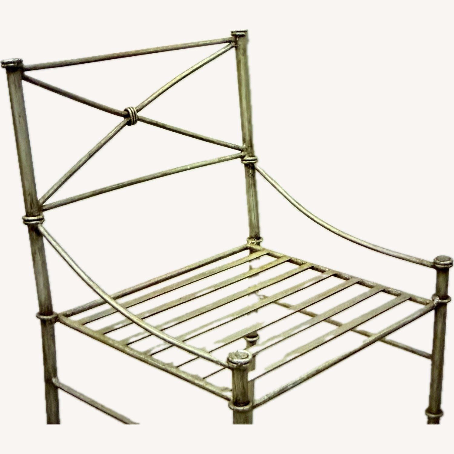 Pier 1 Imports Medici Dark Gray Metal Stools - image-7