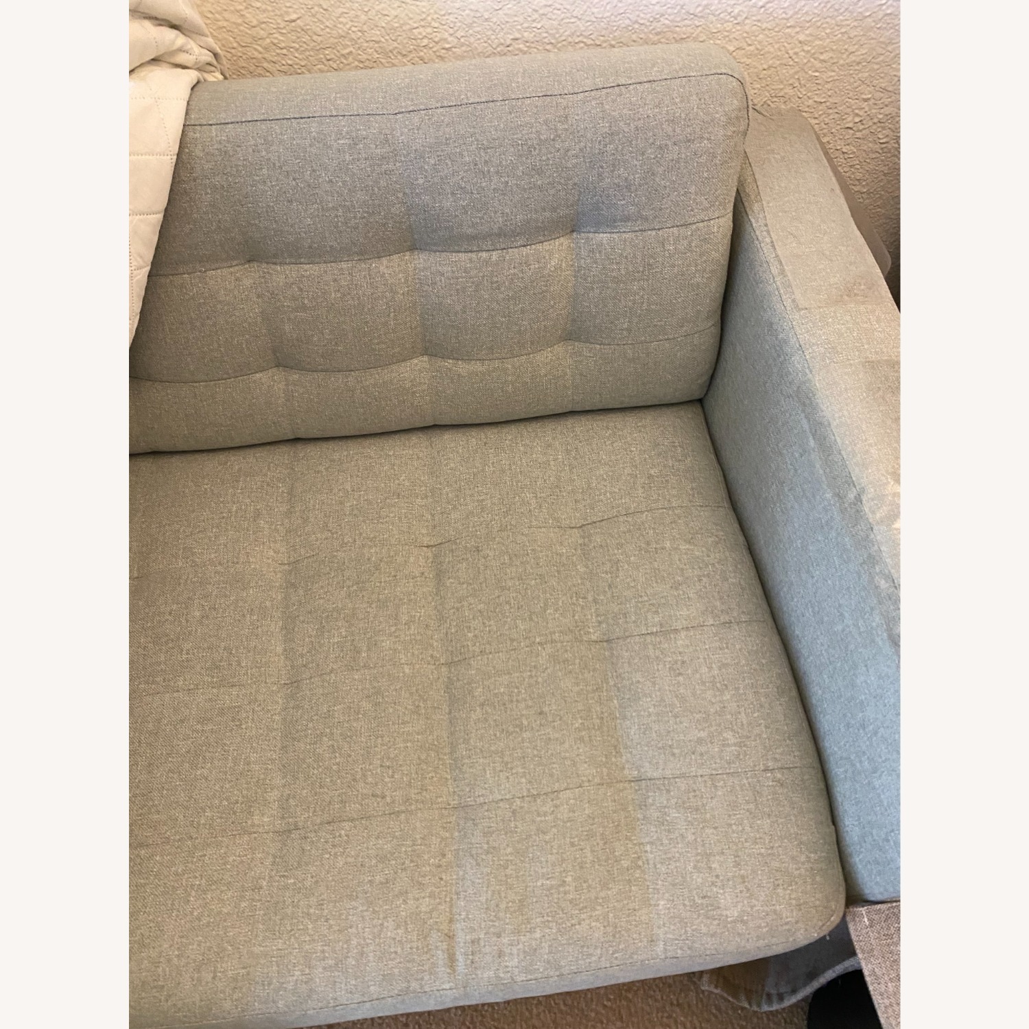 IKEA Green Wood 2 Seater Sofa - image-3