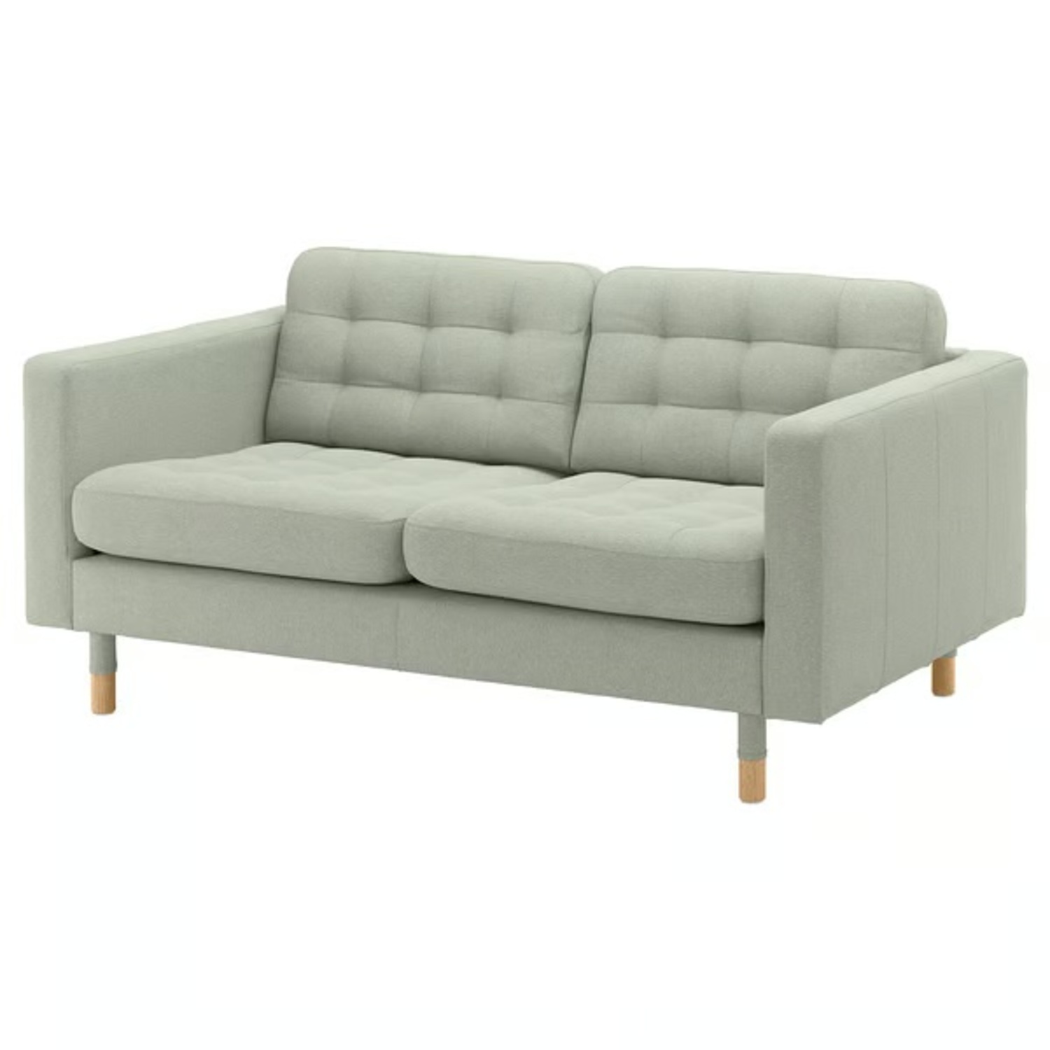 IKEA Green Wood 2 Seater Sofa - image-5