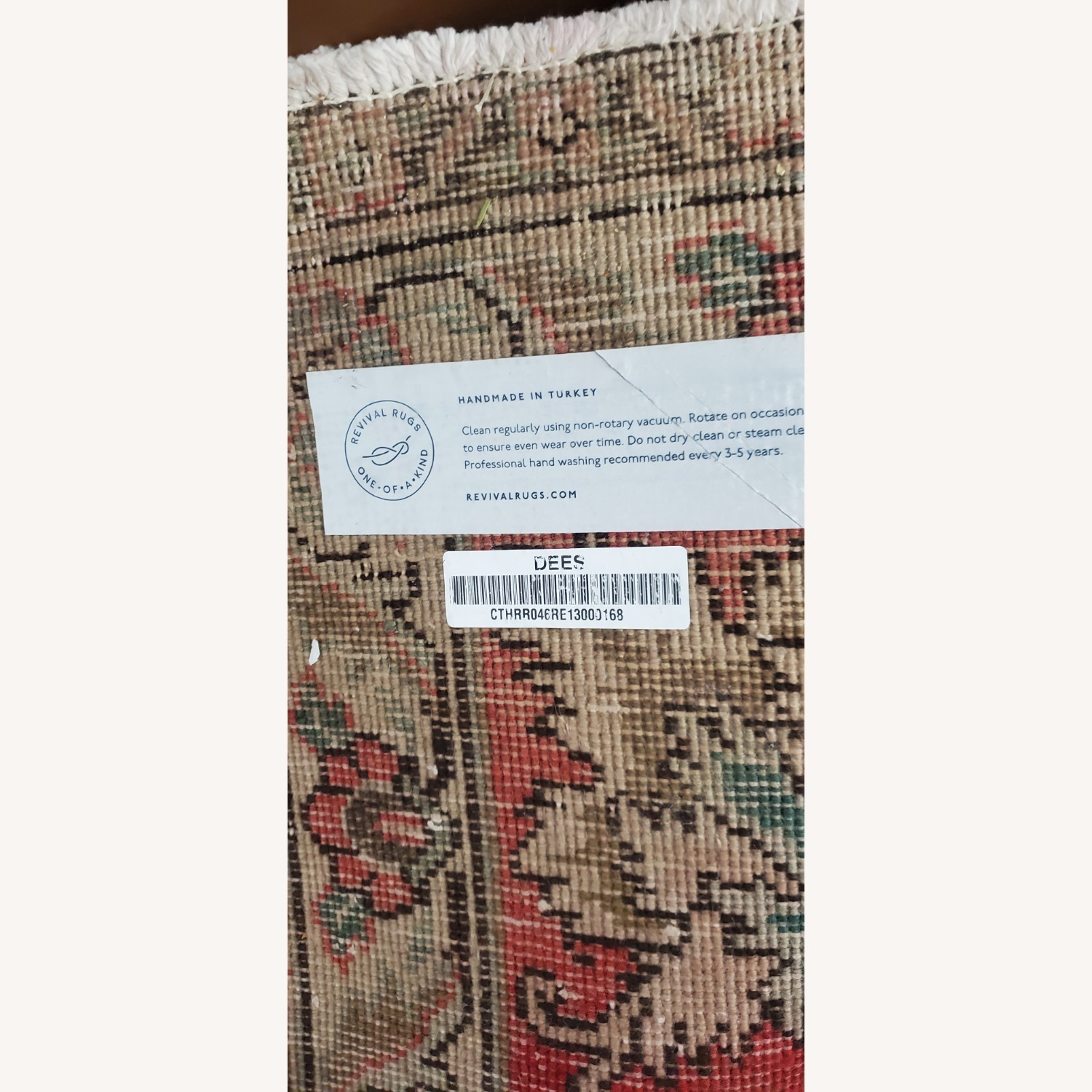 Revival Rugs Red Wool Area Rug 9' x 12' - image-3