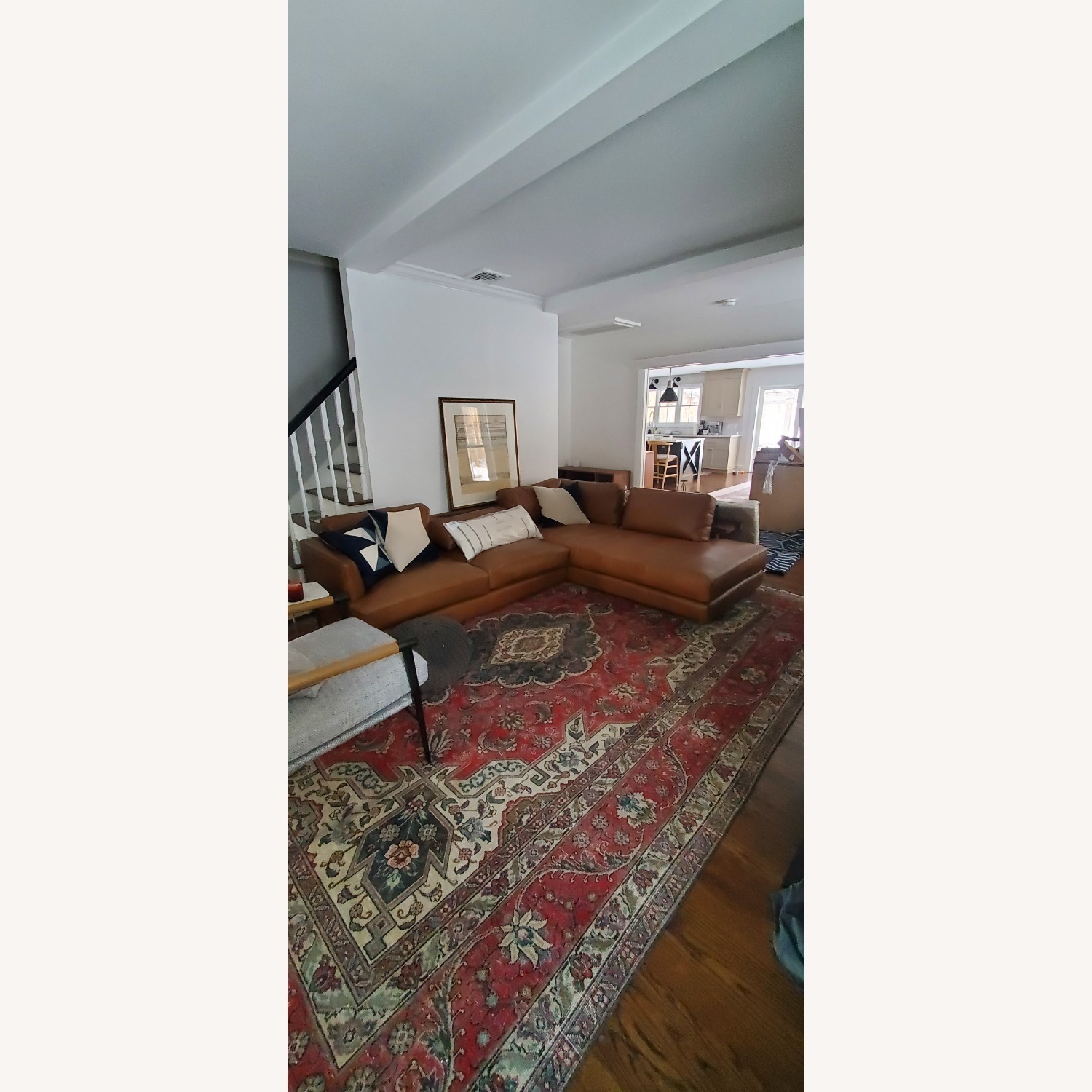 Revival Rugs Red Wool Area Rug 9' x 12' - image-4