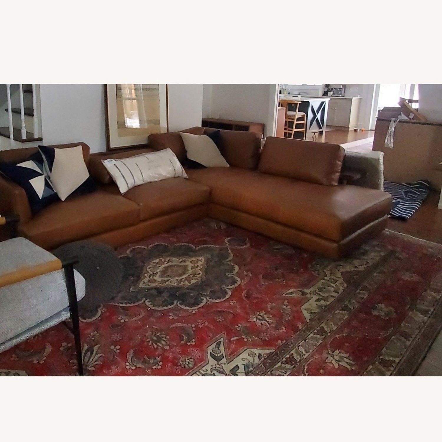 Revival Rugs Red Wool Area Rug 9' x 12' - image-1