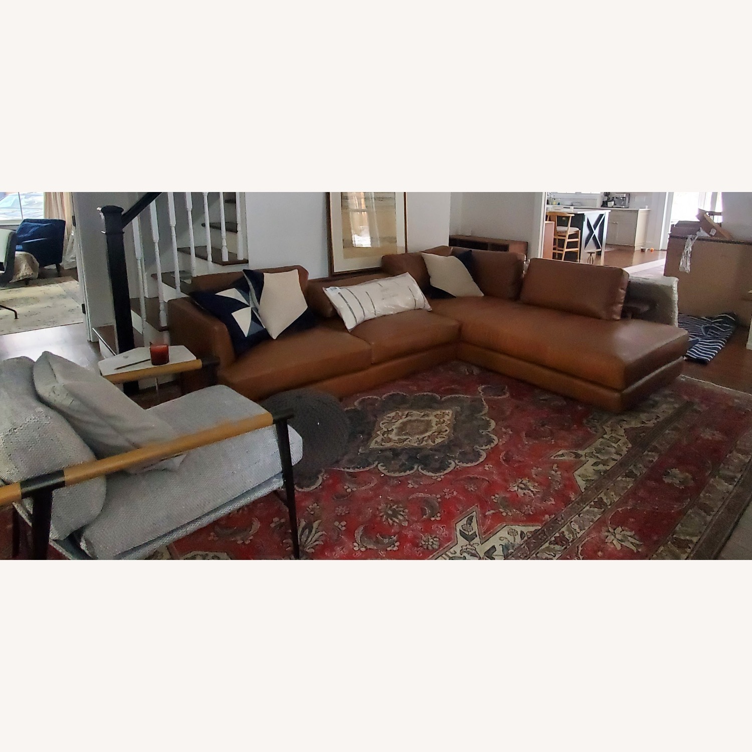 Revival Rugs Red Wool Area Rug 9' x 12' - image-2