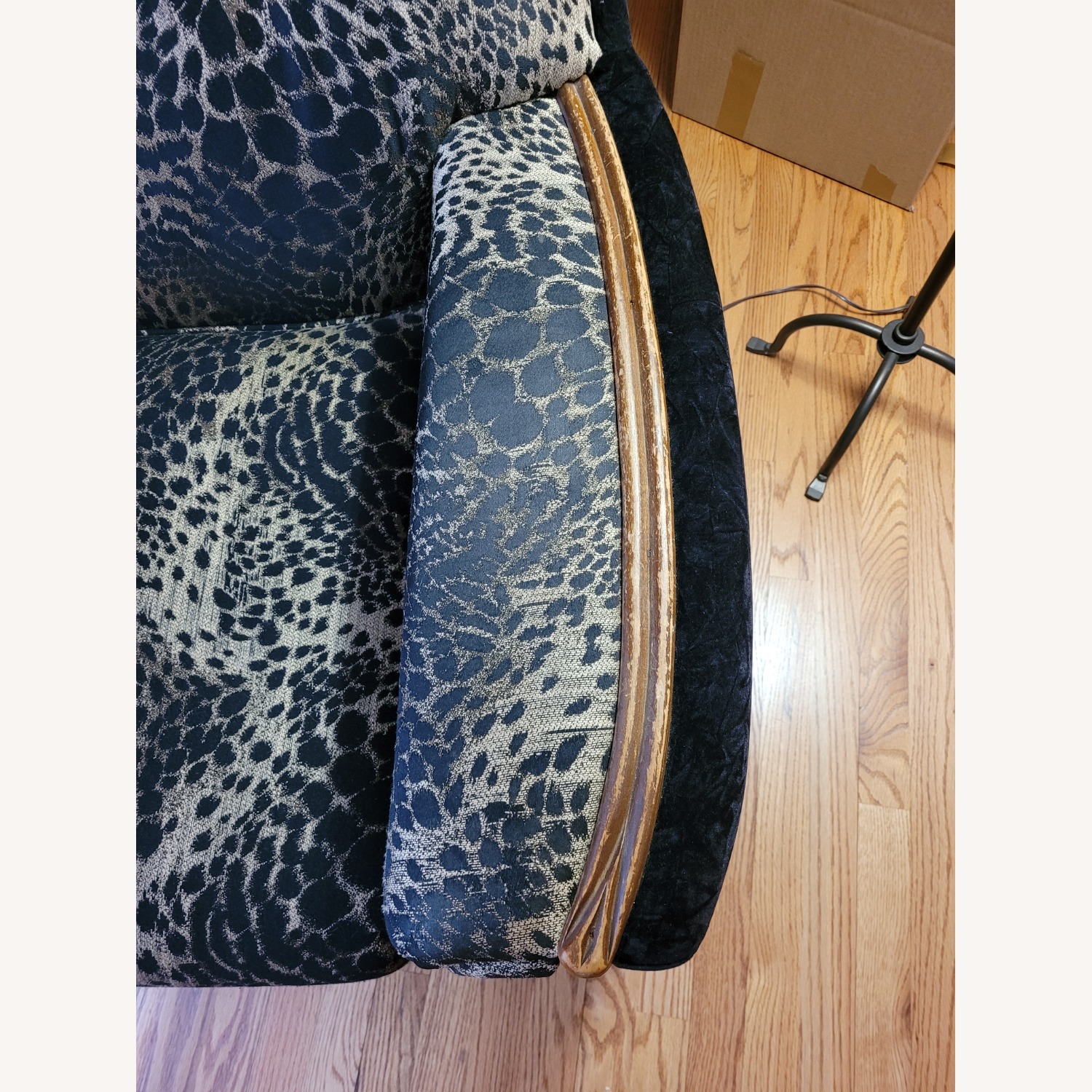 Vintage/Antique Fabric Armchair - image-2