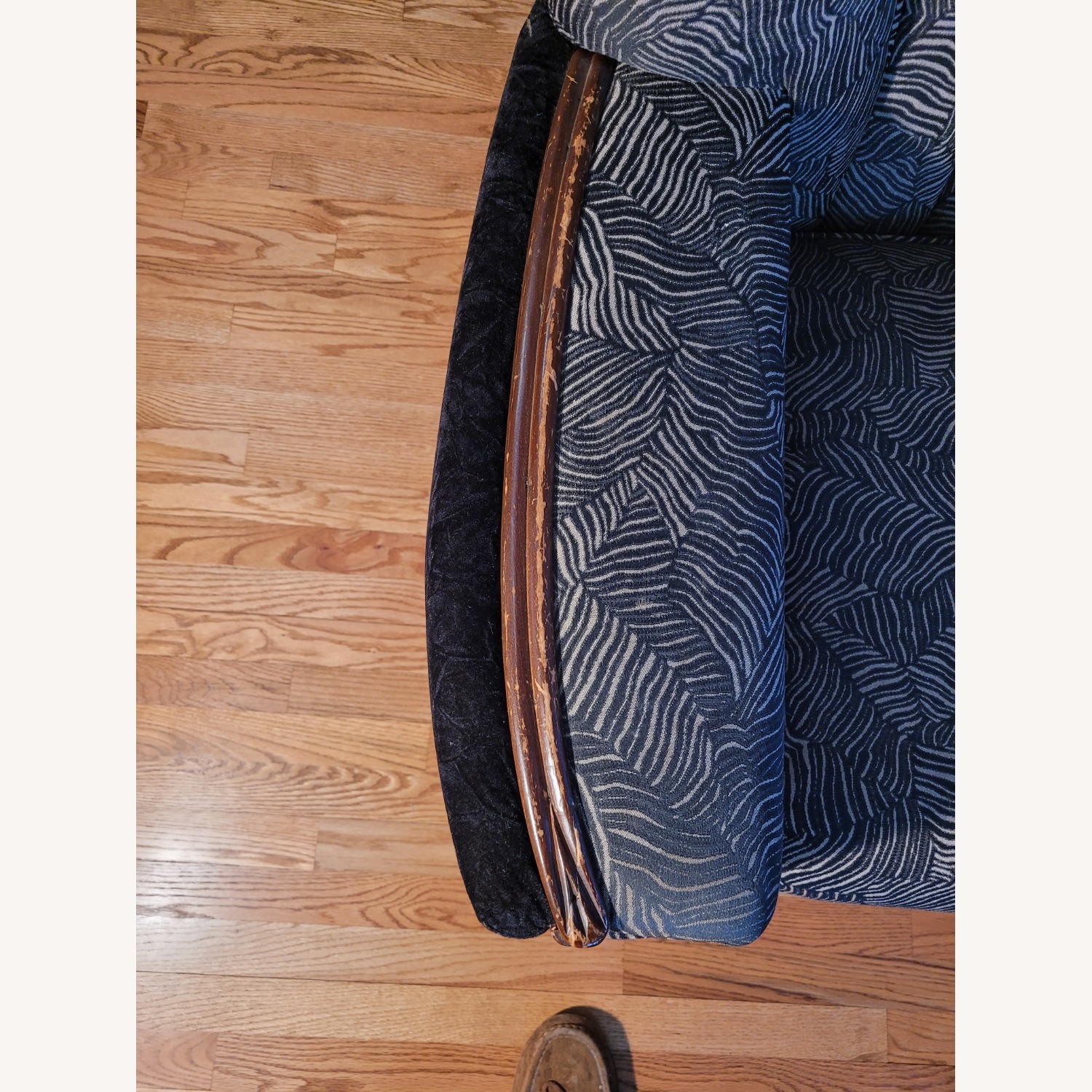 Vintage/Antique Fabric Armchair - image-3