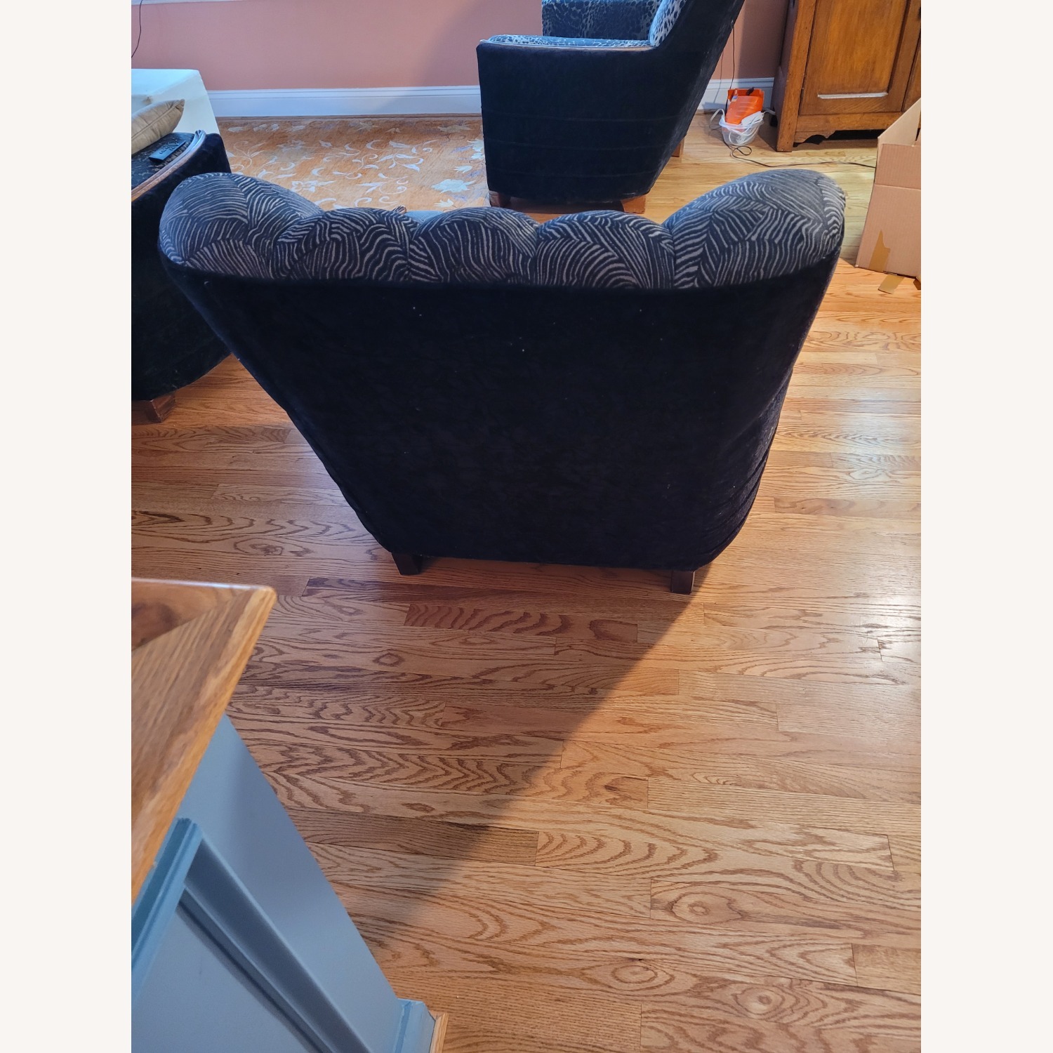 Vintage/Antique Fabric Armchair - image-4