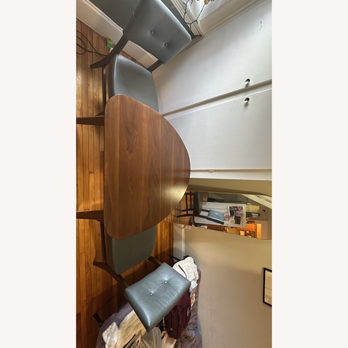 Used Bob's Discount Furniture Dark Brown Dining Set for sale on AptDeco