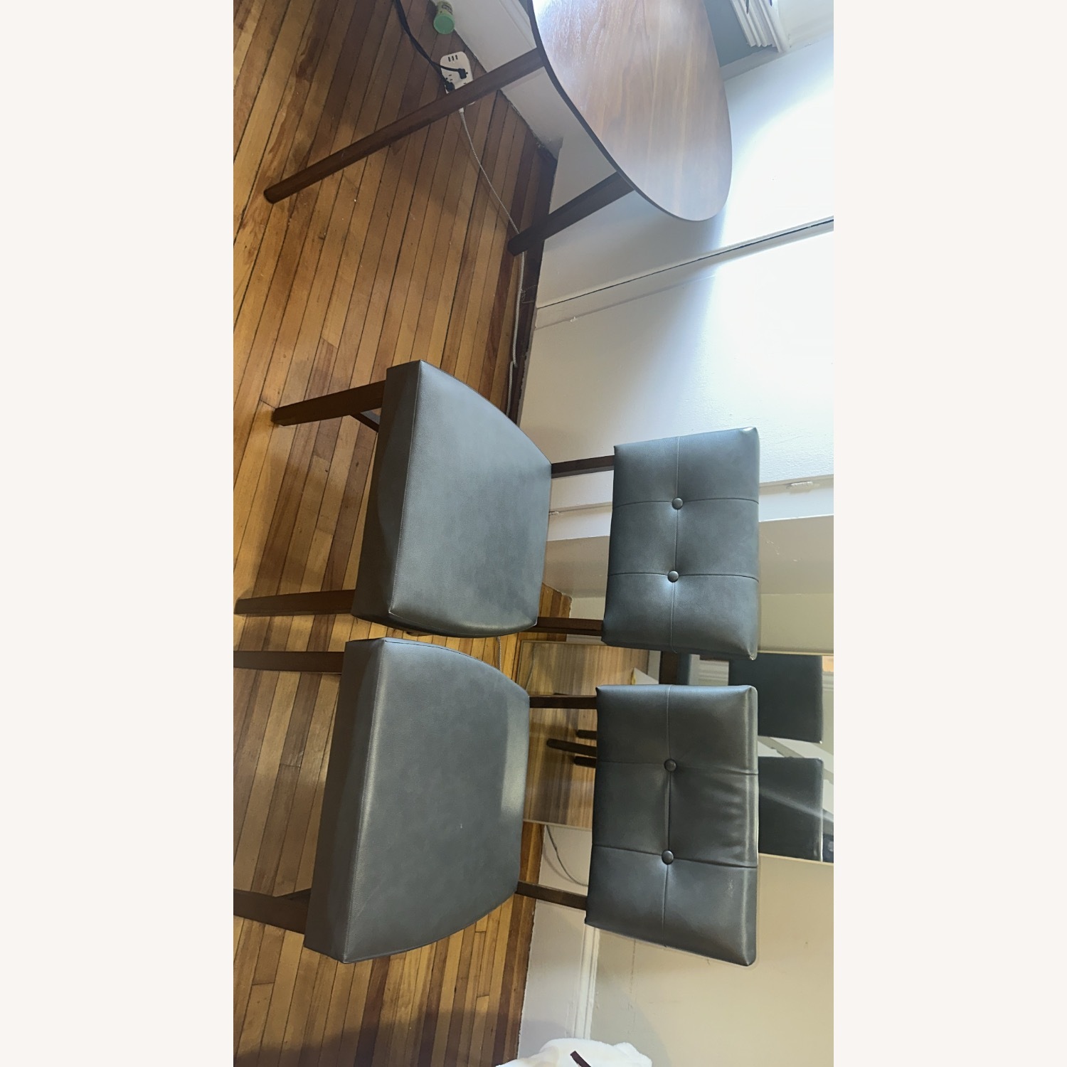 Bob's Discount Furniture Dark Brown Dining Set - image-4