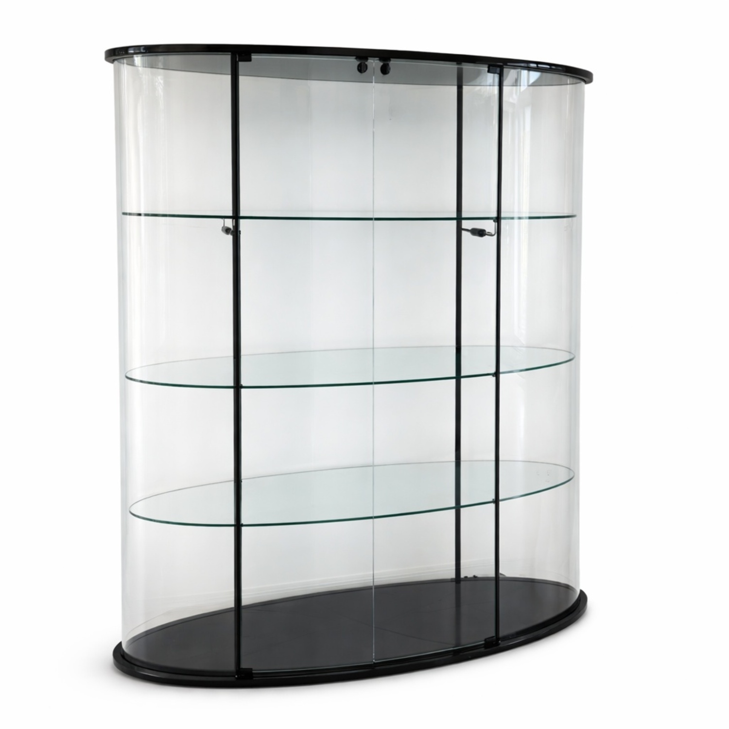 FIAM Italia 55.5” Curved Glass Cabinet - image-9