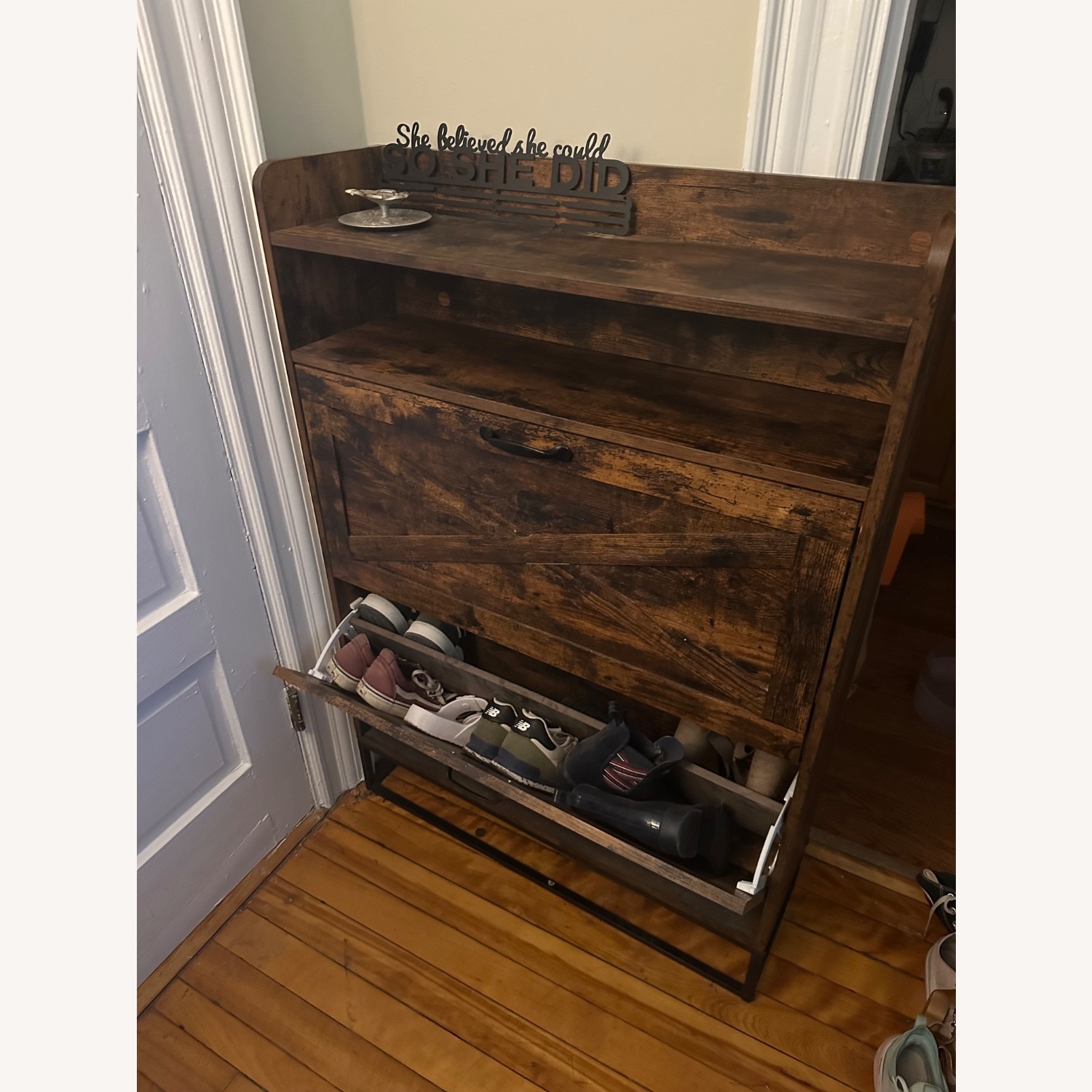 Bob's Discount Furniture Dark Brown Dresser - image-2