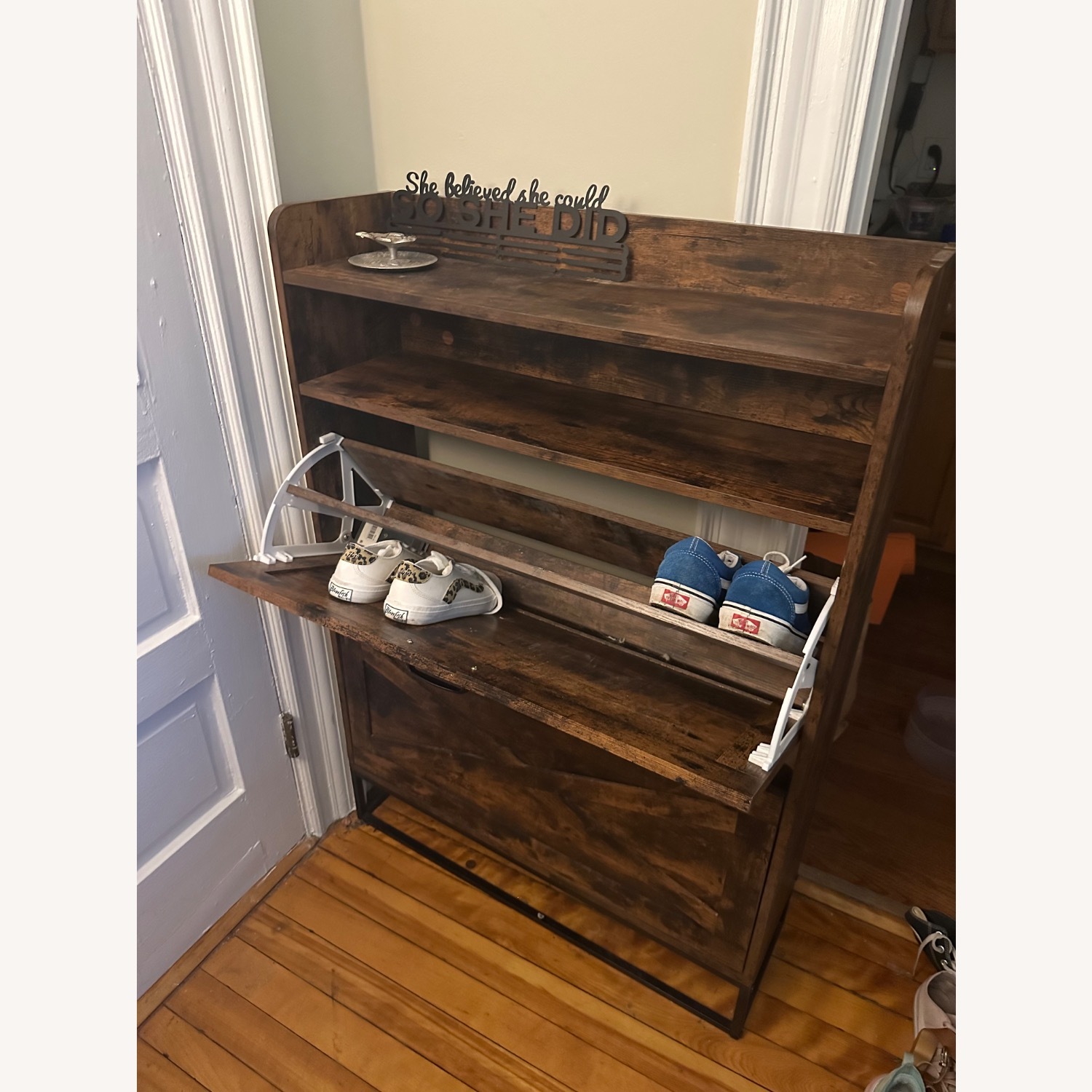 Bob's Discount Furniture Dark Brown Dresser - image-1