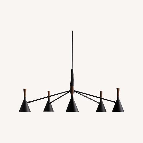 Used Weston Black Metal Ceiling Lamp for sale on AptDeco