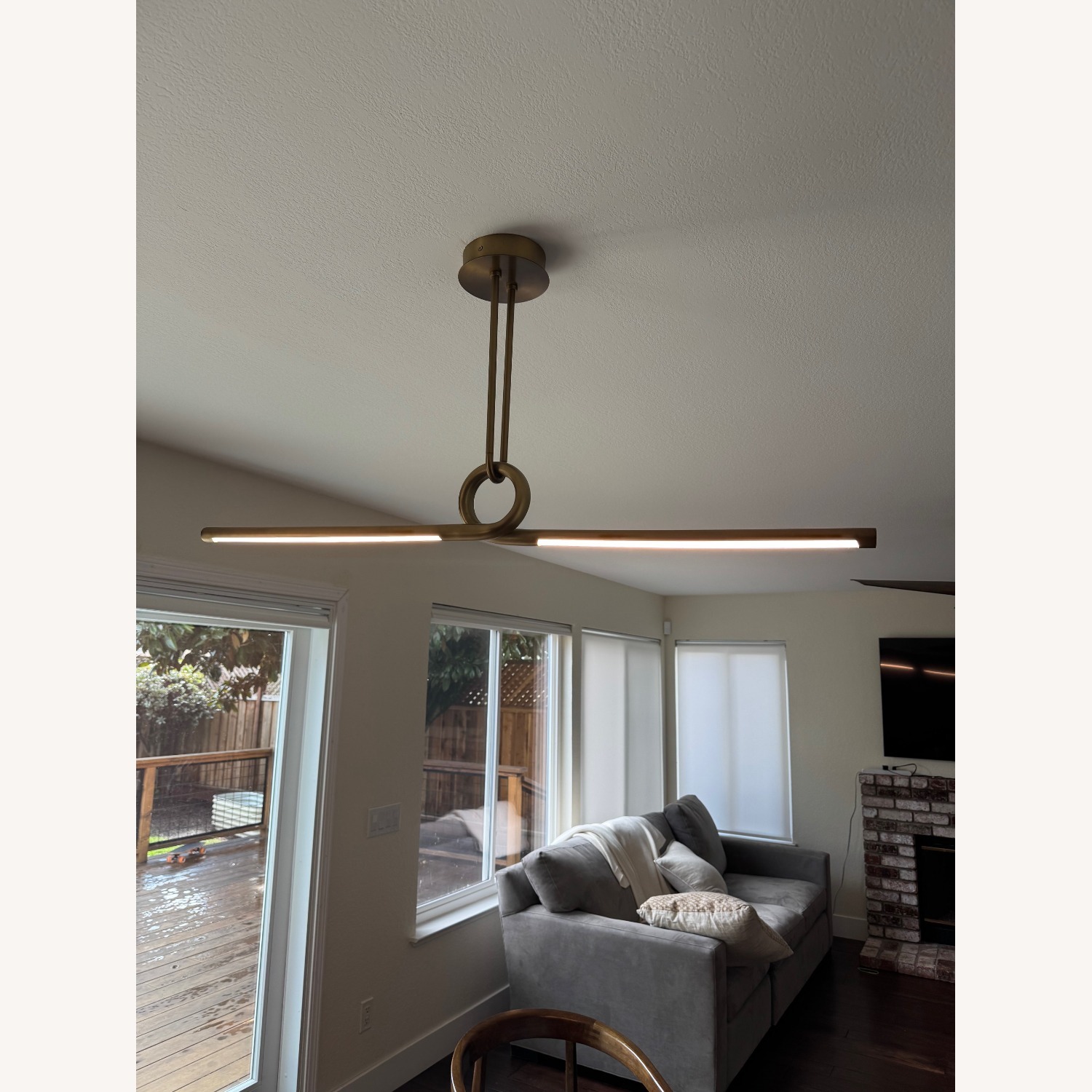 Weston Black Metal Ceiling Lamp - image-2