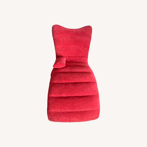 Used Red Fabric Chaise Lounge for sale on AptDeco