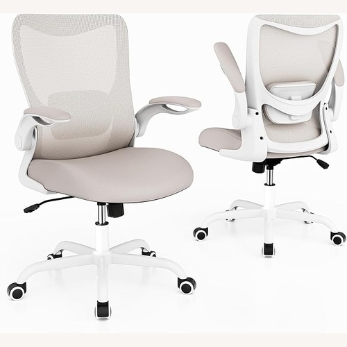 Used Amazon Light Brown Fabric Office Chair for sale on AptDeco