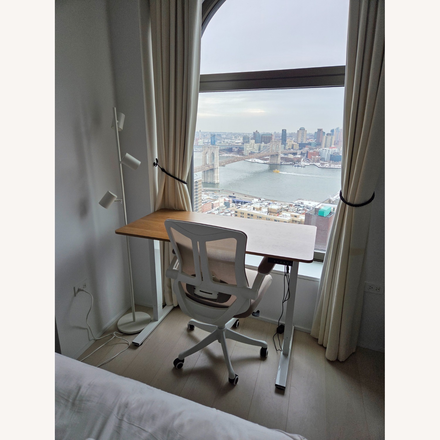 Amazon Light Brown Fabric Office Chair - image-2