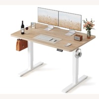 Amazon Light Brown Wood Desk