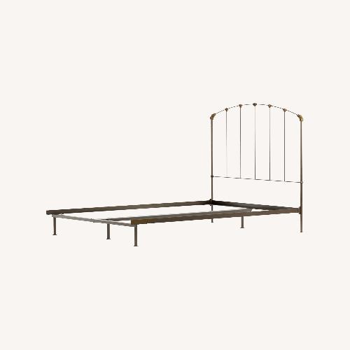 Used Rutherford Queen Wrought Iron Bed Frame for sale on AptDeco