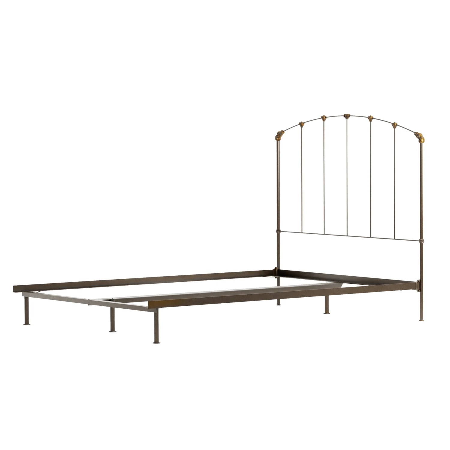 Rutherford Queen Wrought Iron Bed Frame - image-0