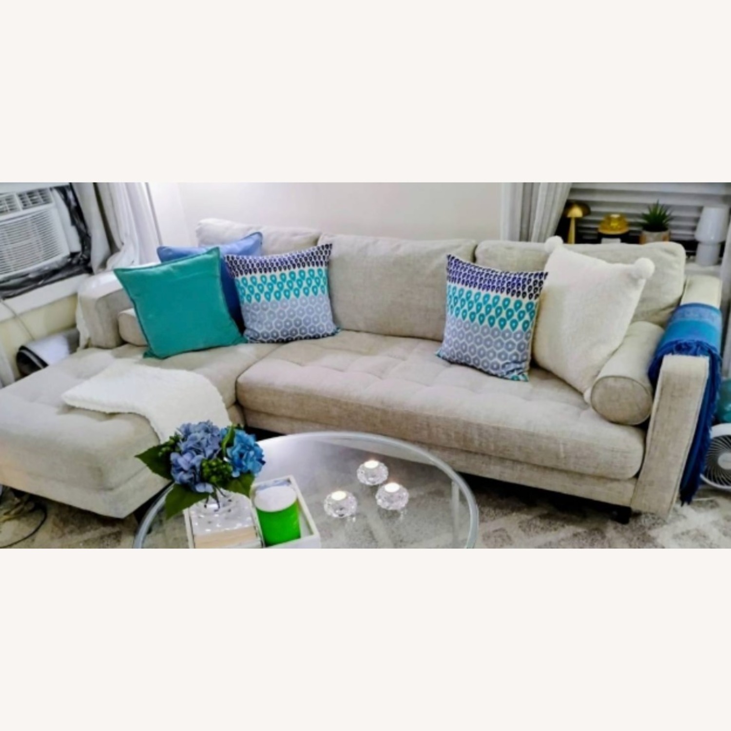 Article Sven Birch Ivory Left Sectional Sofa - image-3