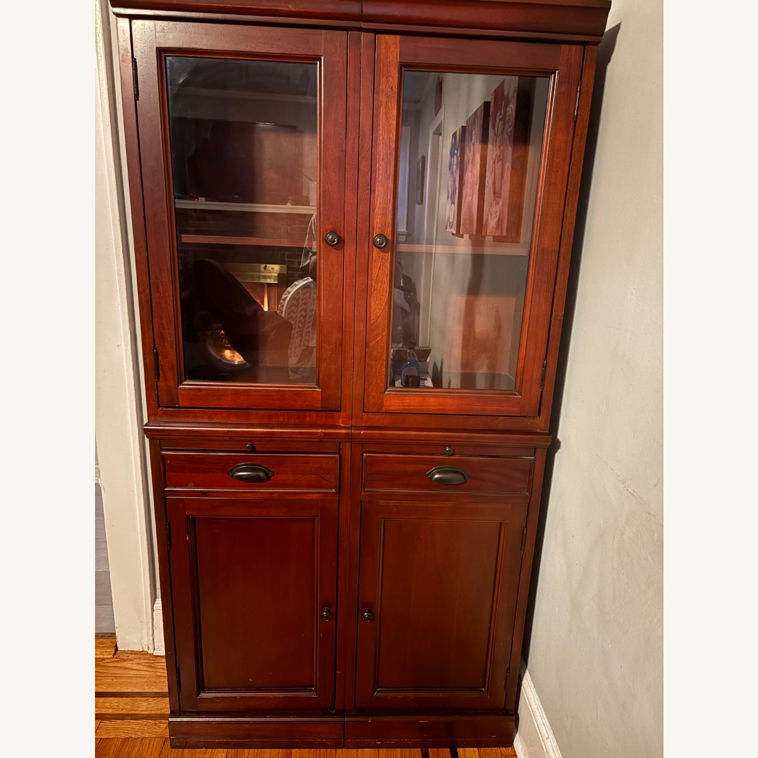 Pottery Barn Dark Brown Wood Bar Carts - image-5