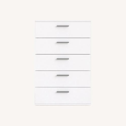 Used White Wood Dresser for sale on AptDeco