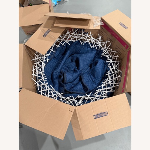 Used Ridgely Halo Criss Cross Chandelier for sale on AptDeco