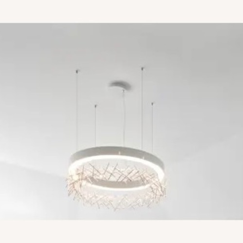 Used Ridgely Halo Criss Cross Chandelier for sale on AptDeco
