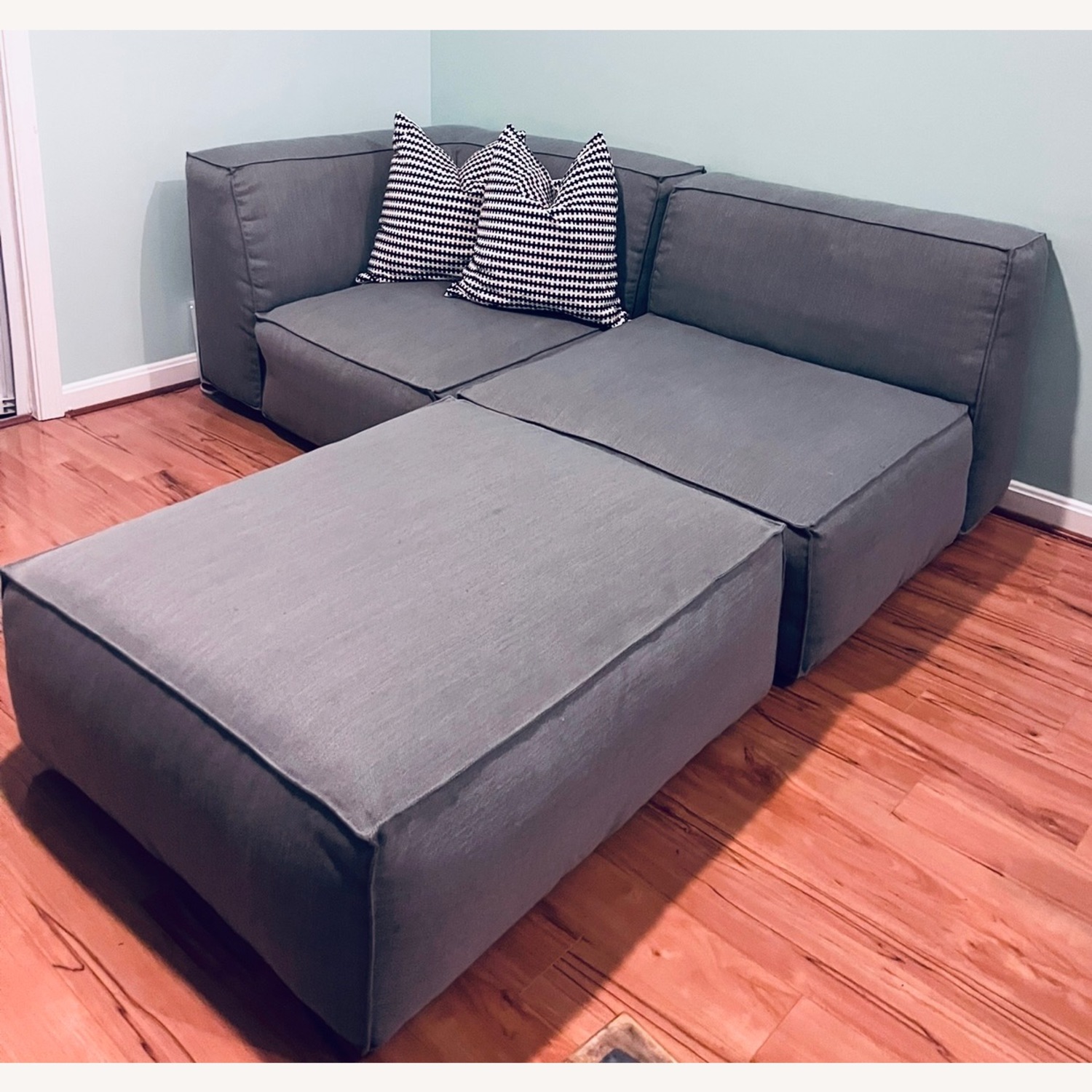 Article Solae Hush Gray Fabric 3-Piece Sectional - image-6