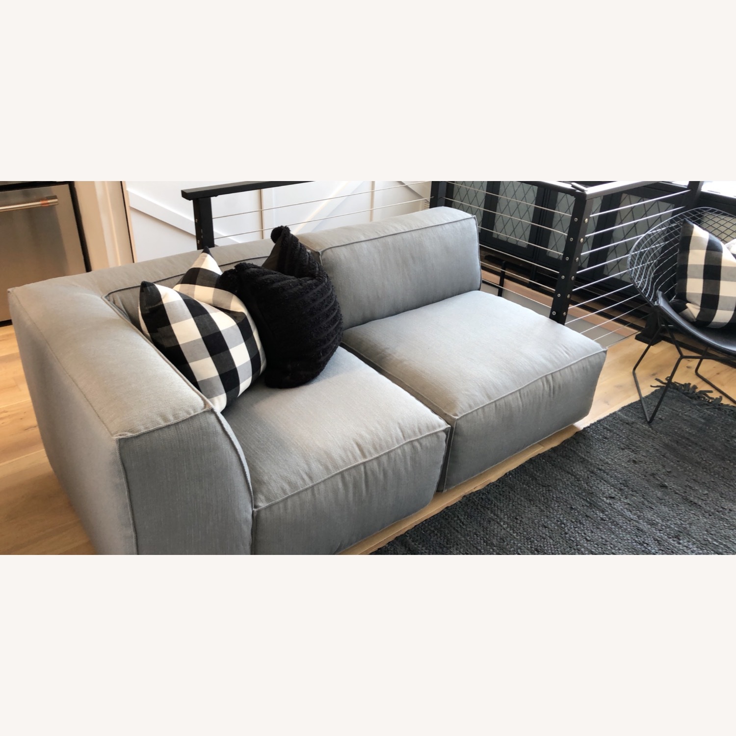 Article Solae Hush Gray Fabric 3-Piece Sectional - image-4