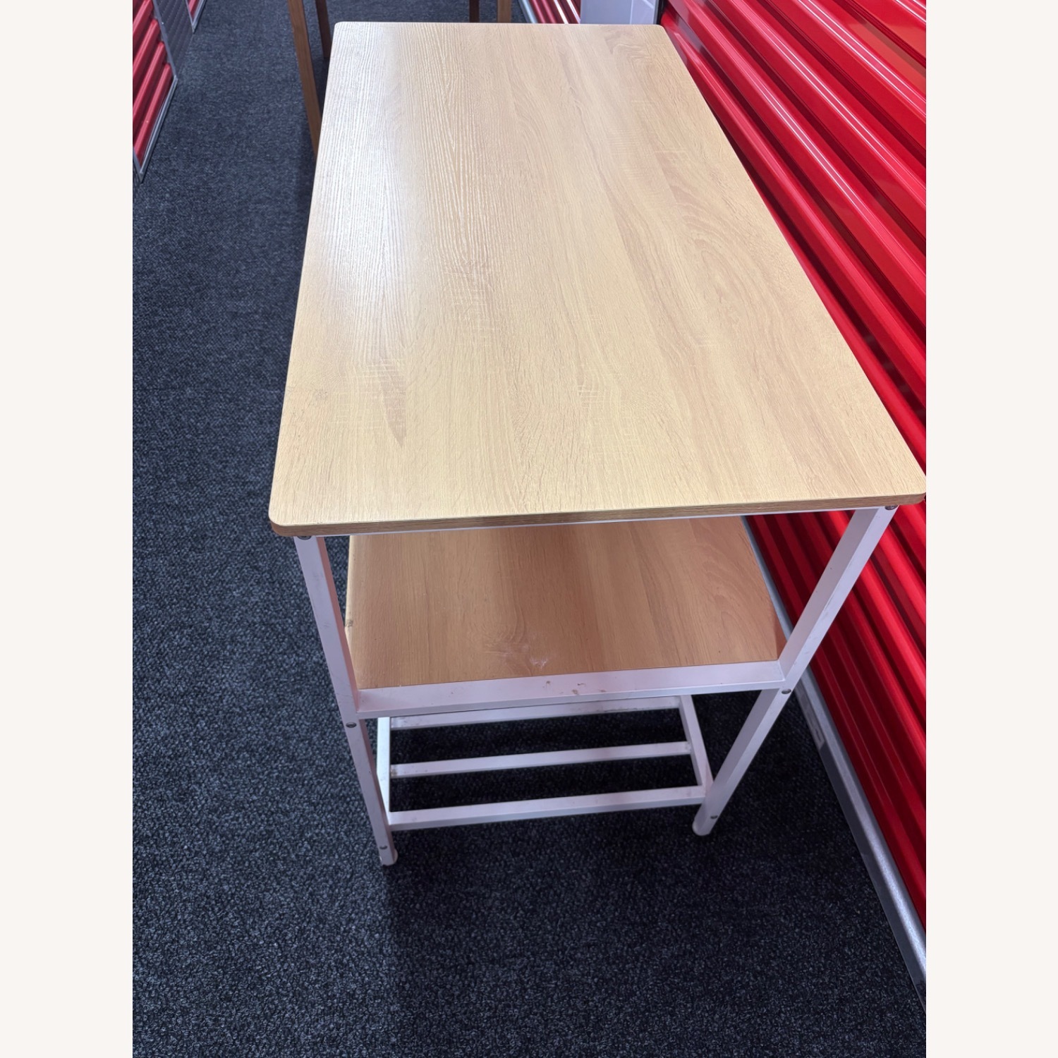 Amazon White Metal Dining Table - image-2