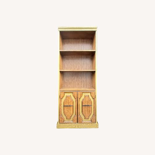 Used Dark Brown Wood Bookcase for sale on AptDeco