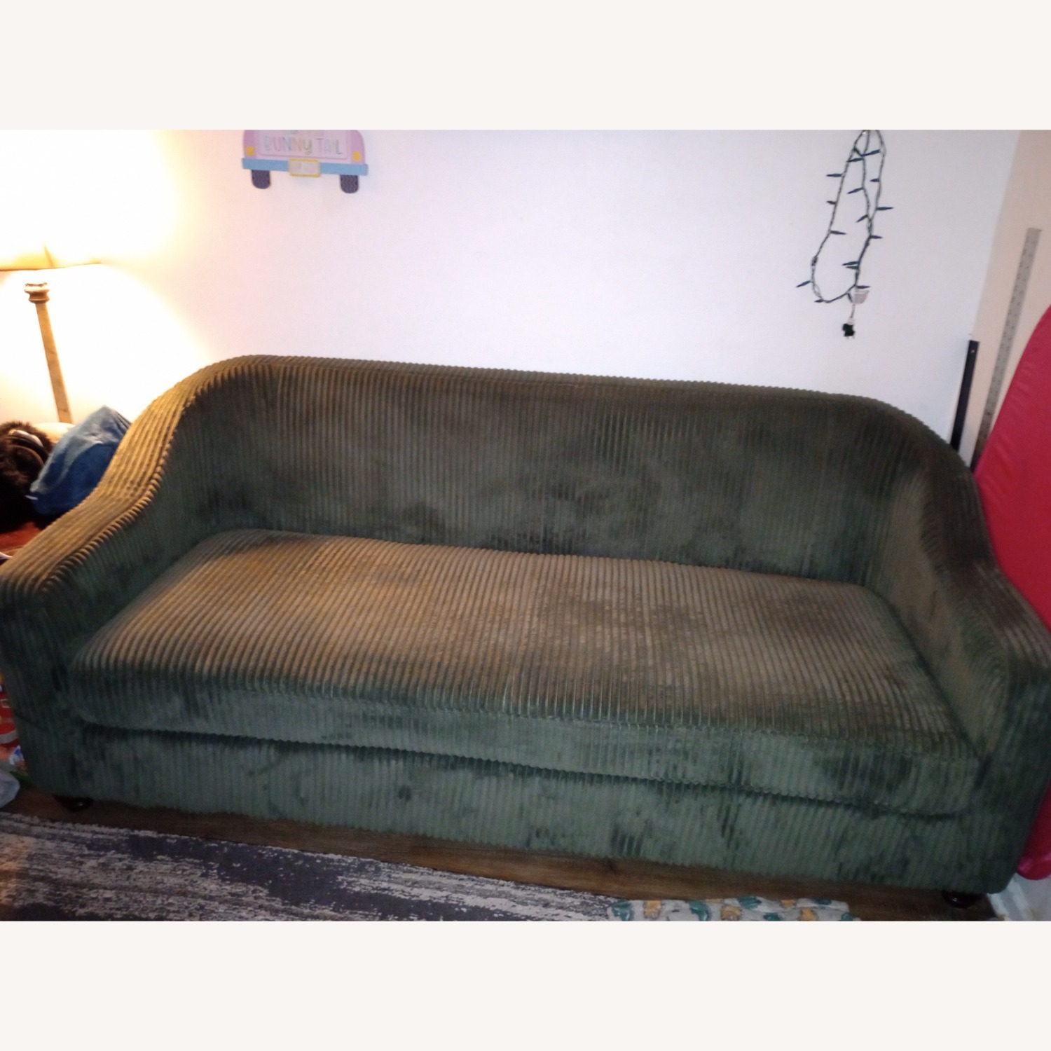 Green Comfy 3 Person Couch - image-1