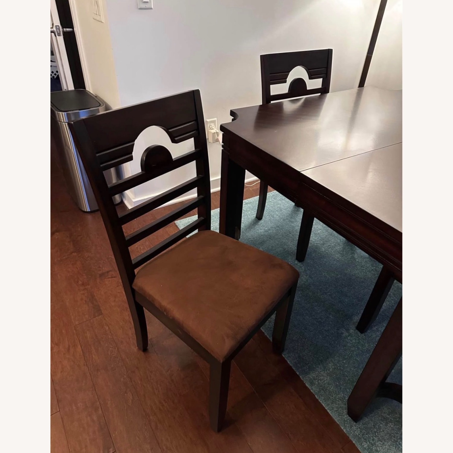 Solid Wood Dining Table & 6 Chairs - image-2