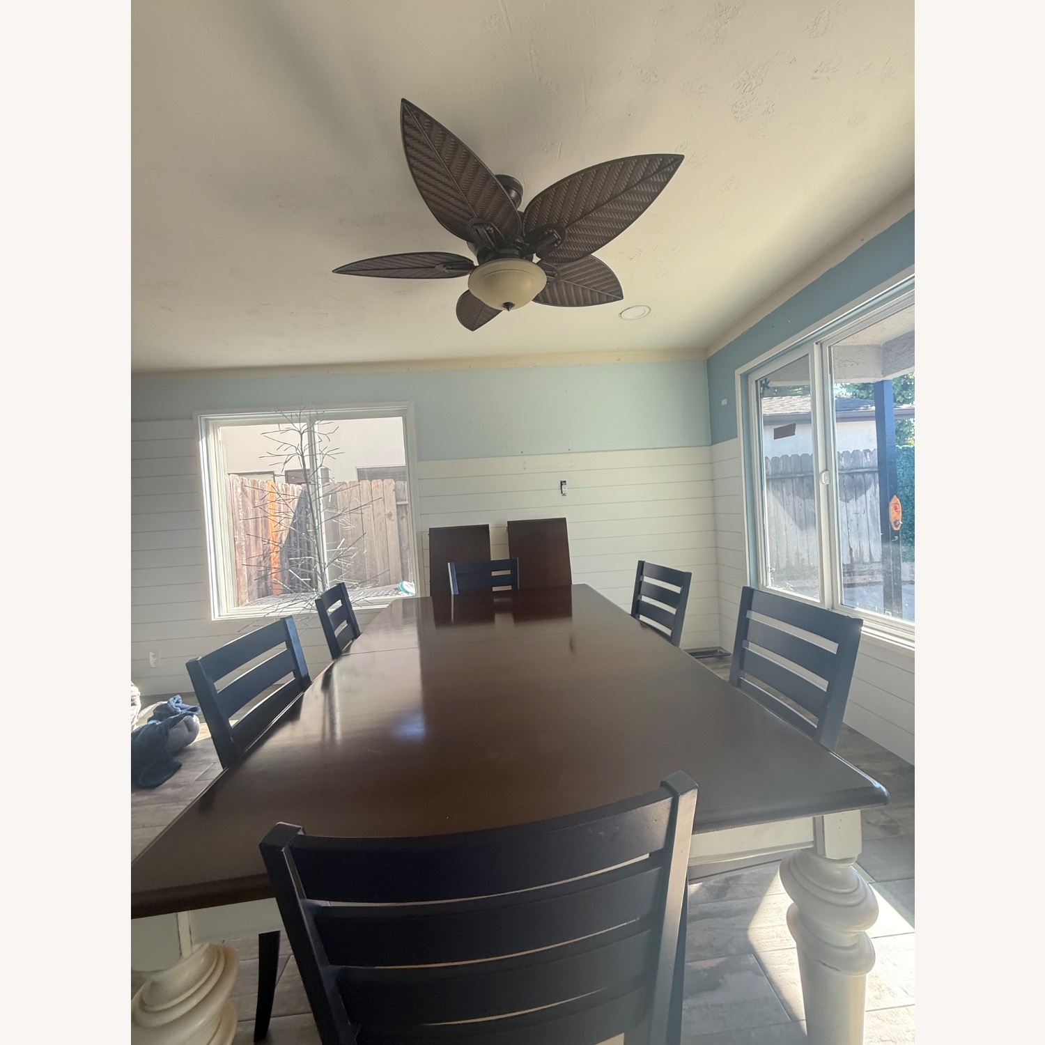 Bassett Dark Brown Wood Dining Table - image-2