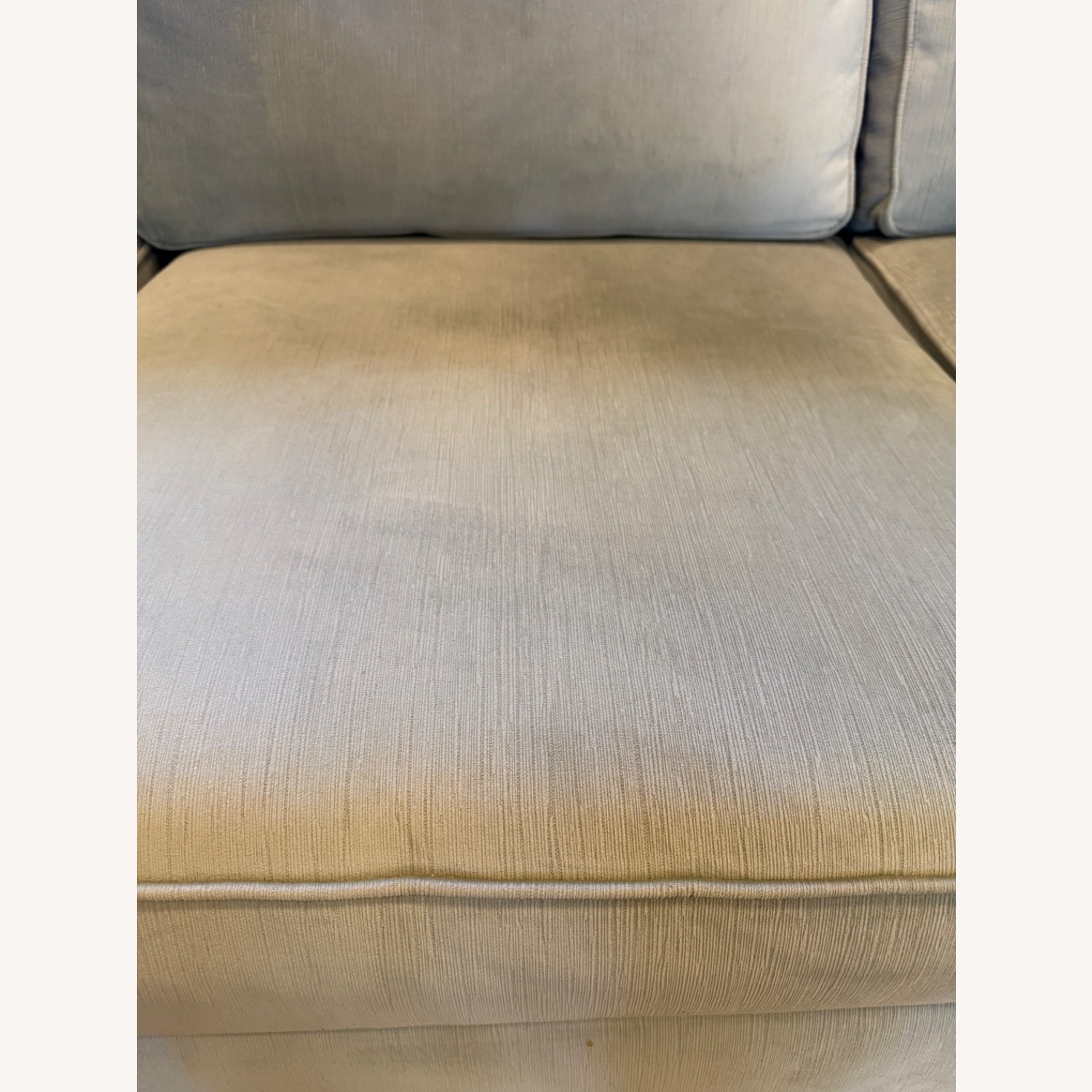 Living Spaces Blue 3+ Seater Sofa - image-4